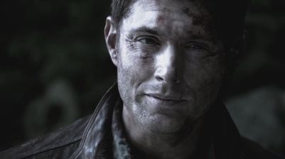 Dean talks to Cas in purgatory